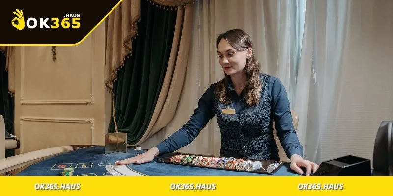 Người chơi tập trung đặt cược tại bàn Baccarat